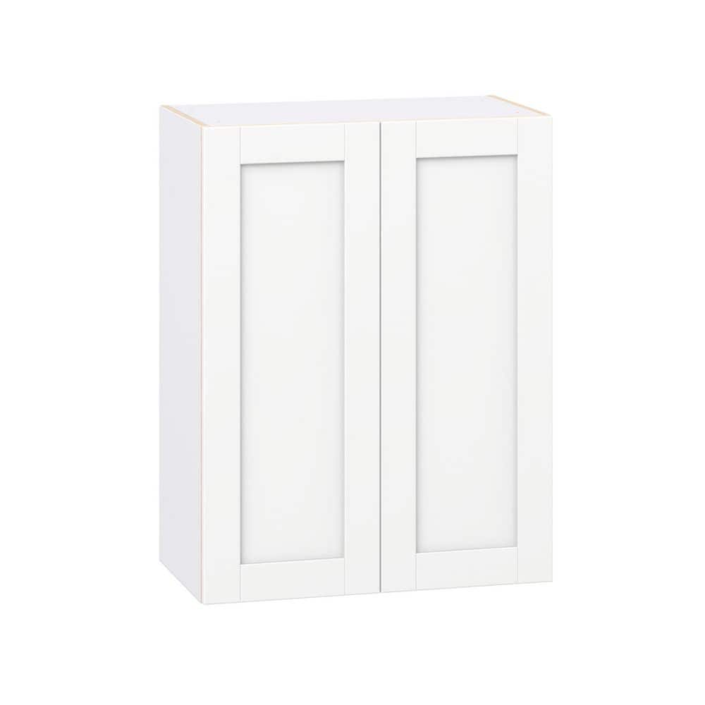 Milton 27 in. W x 14 in. D x 35 in. H Assembled Shaker Wall Kitchen Cabinet in Bright White price history on PriceWatchPro