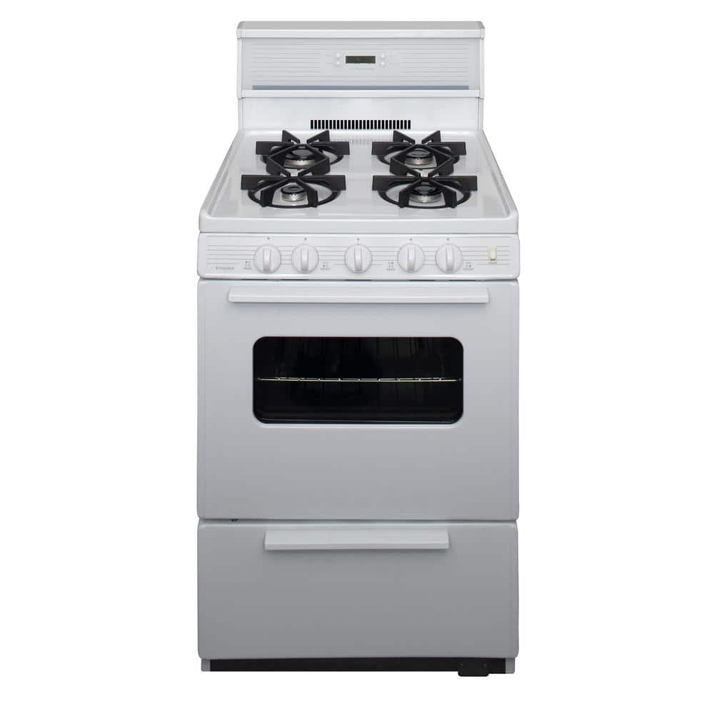 24 in. 2.97 cu. ft. Gas Range in White -  Premier, SJK240OP