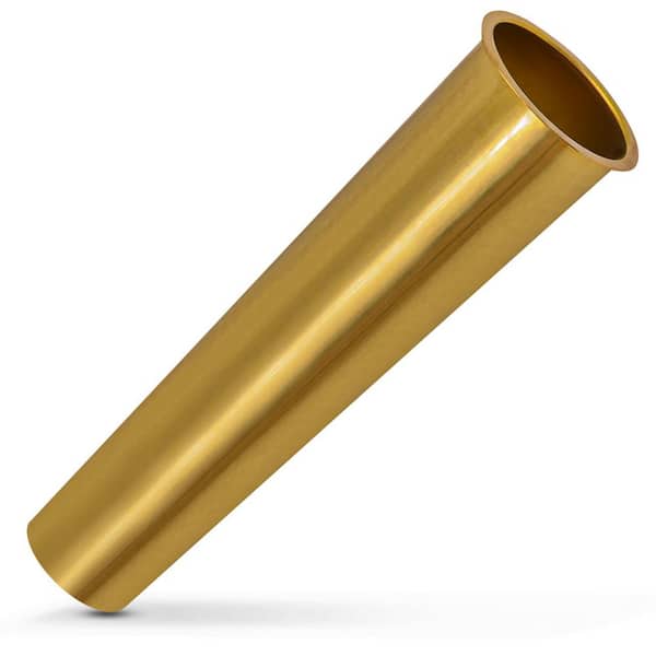 PLUMBFLEX 1-1/2 in. x 18 in. 17-Gauge Flanged Sink Tailpiece for Tubular Drain Applications