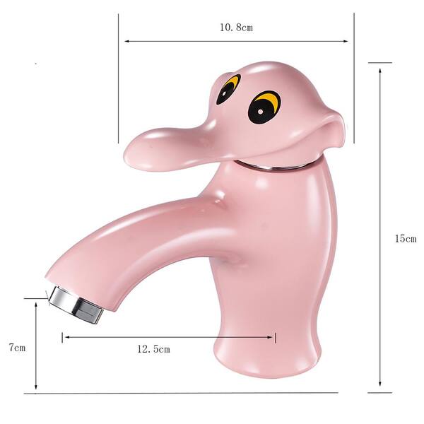 Boyel Living Cartoon Shape Single Hole Single-Handle Bathroom Faucet in Pink Suitable For Children BM1018P - The Home Depot Boyel Living Cartoon Shape Single Hole Single-Handle Bathroom Faucet in Pink Suitable For Children BM1018P - The Home Depot