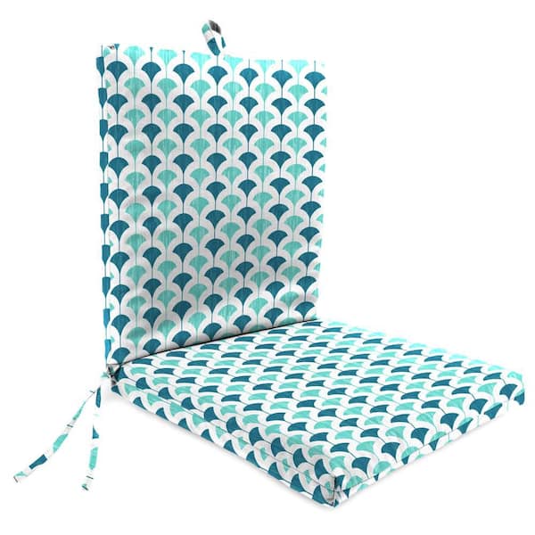 44 in. L x 21 in. W x 3.5 in. T Rectangular Outdoor Dining Chair Cushion in Chism Blanche
