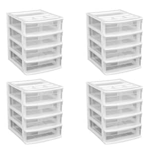 Life Story 3 Drawer Stackable Shelf Organizer Plastic Storage Drawers,  White, 1 Piece - Kroger