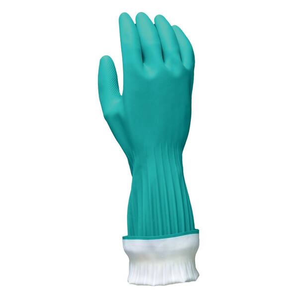 plastic cleaning gloves