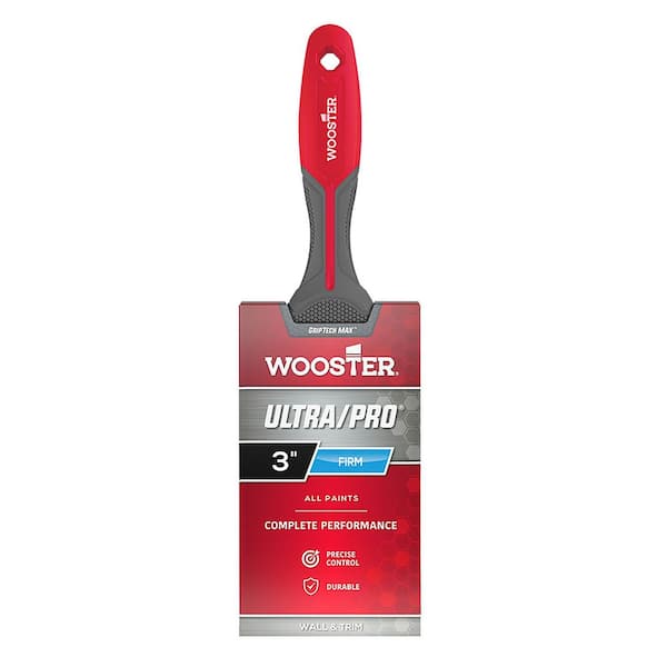 3 in. Ultra/Pro Firm GripTech Max Nylon/Polyester Flat Brush