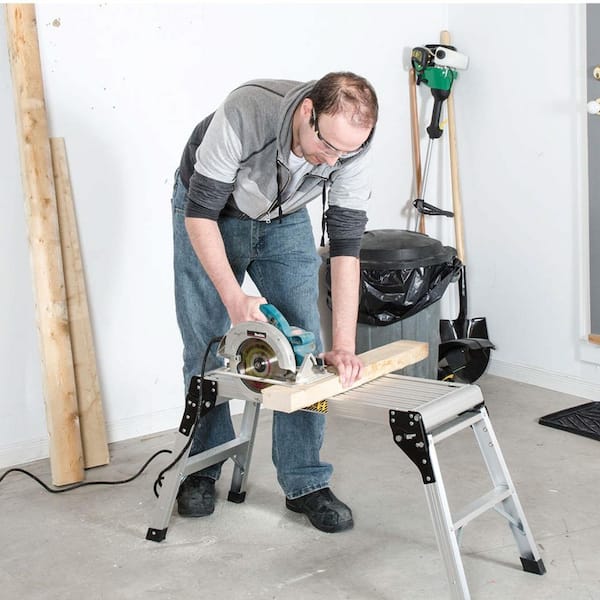 MetalTech Jobsite Series 39-in. Portable Work Platform, Aluminum