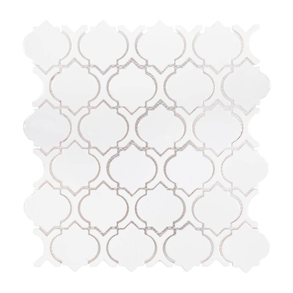 Mosa♡ Technicolor Dreams Hex Mos - in color Pearly White | Shaw Floors