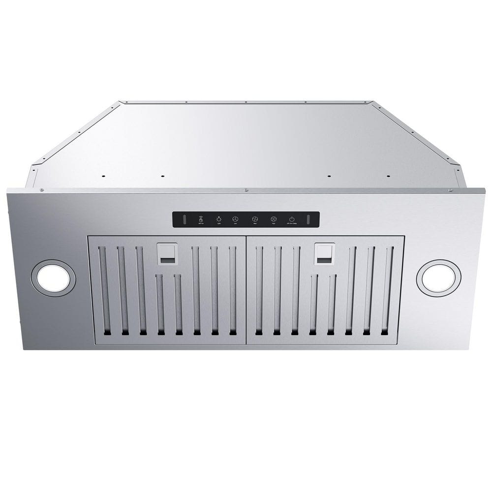 36 in. 900 CFM Convertible Ducted to Ductless Insert Range Hood in Stainless Steel with LED, Gesture and Touch Control