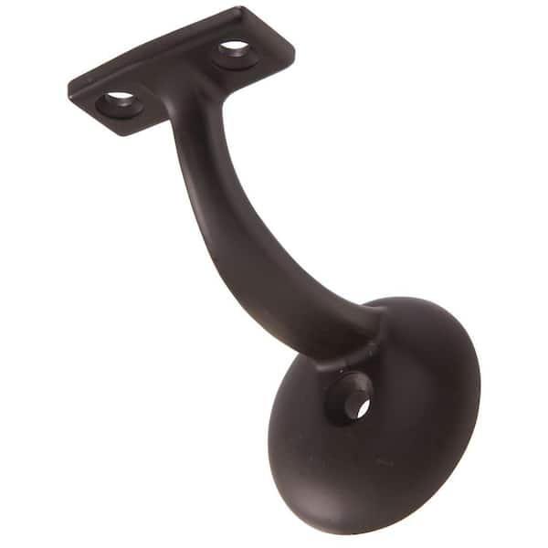 Hardware Essentials Oil-Rubbed Bronze Ornamental Handrail Bracket (5-Pack)
