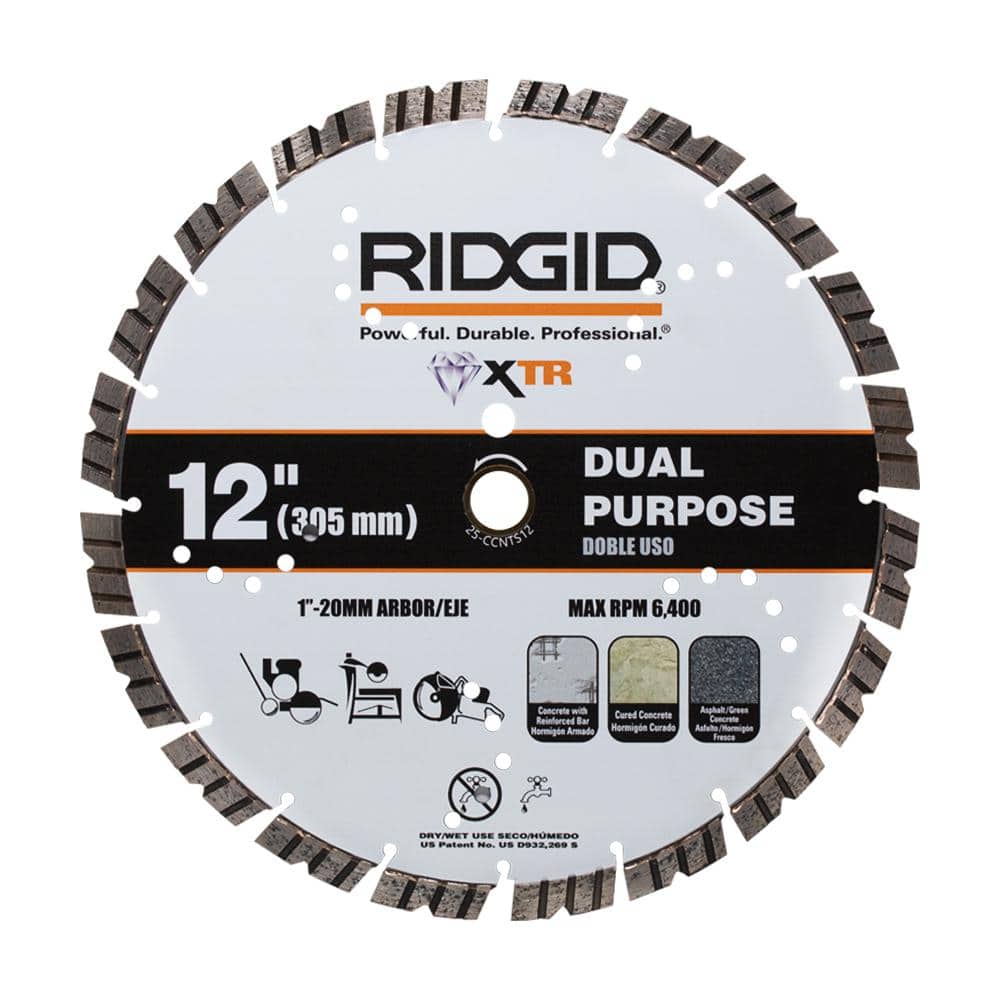 12 in. Masonry XTR Dual Purpose Cutting Segmented Rim Walk-Behind Diamond Saw Blade price history on PriceWatchPro