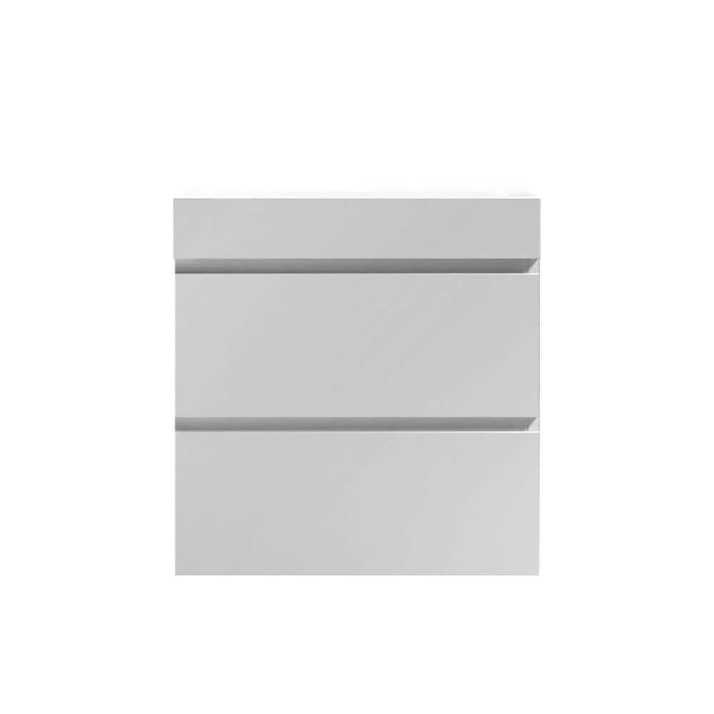 Alice 24" White MDF Floating Bathroom Vanity with Sink