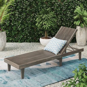 【送料無料】Acasia Wood / Garden Chair Acacia Wood Outdoor Patio Lounge Chair, Patio Lounge