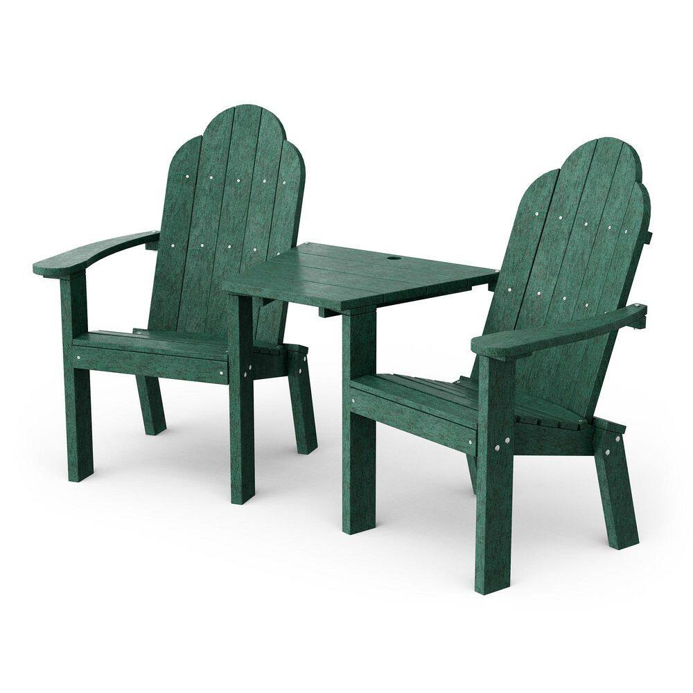 Classic Turf Green Plastic Outdoor Deck Chair Tete-A-Tete price history on PriceWatchPro