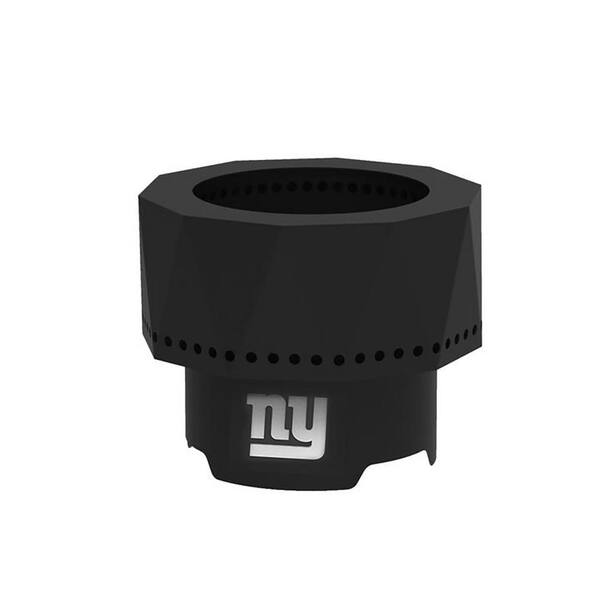 BLUE SKY OUTDOOR LIVING The Ridge NFL 15.7 in. x 12.5 in. Round Steel Smokeless Wood Pellet Portable Fire Pit with Bag, Screen-New York Giants