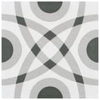 Twenties Circle 7-3/4 in. x 7-3/4 in. Ceramic Floor and Wall Tile (0.43 sq. ft./Each)