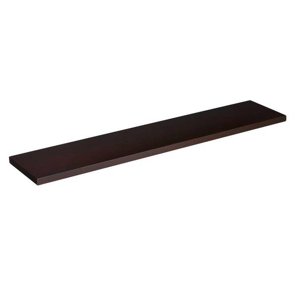 Southern Enterprises 10 in. Aspen Chocolate Floating Shelf (Price Varies by Length)