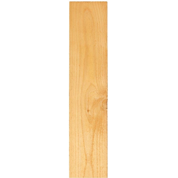 5/8 in. x 3-1/2 in. x 8 ft. American Western Red Cedar Flat-Top Wood Fence Picket