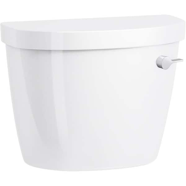 Cimarron Toilet Tank Only 1.28 GFP Single Flush with Right-Hand Trip Lever in White