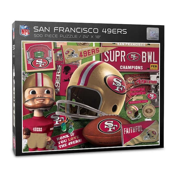 NFL San Francisco 49ers Retro Series Puzzle (500-Pieces)
