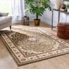 Well Woven Barclay Medallion Kashan Red 9 ft. x 13 ft. Traditional Area Rug  541008 - The Home Depot