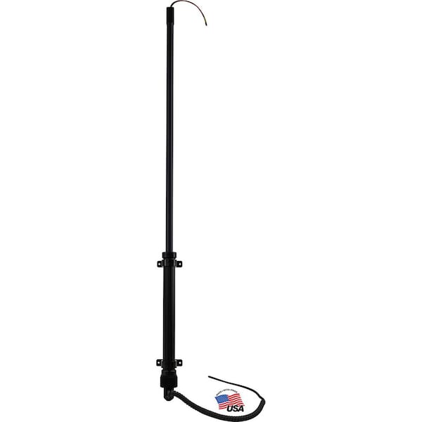 Aluminum Push-Up Light Pole, 63-100 in.