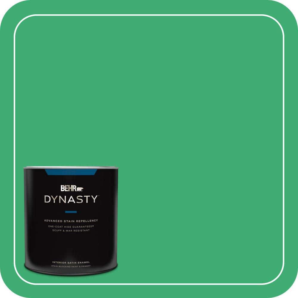 1 qt. #460B-5 Fresh Greens Satin Enamel Interior Stain-Blocking Paint & Primer price history on PriceWatchPro