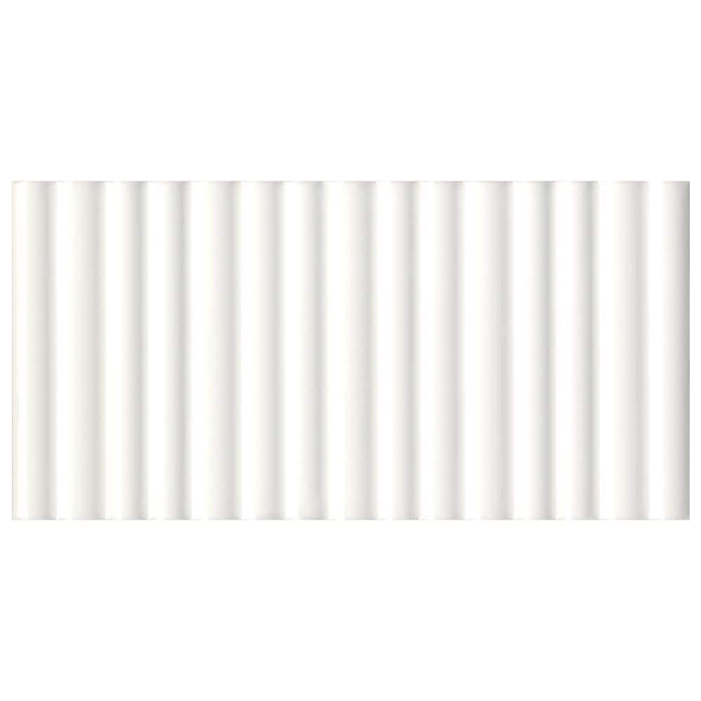 Crown Heights Rubik Glossy White 6 in. x 12 in. Ceramic Wall Take Home Tile Sample price history on PriceWatchPro