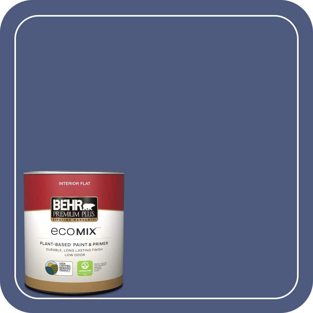 1 qt. #BIC-37 Dark Iris Flat EcoMix Plant-Based Interior Paint & Primer price history on PriceWatchPro