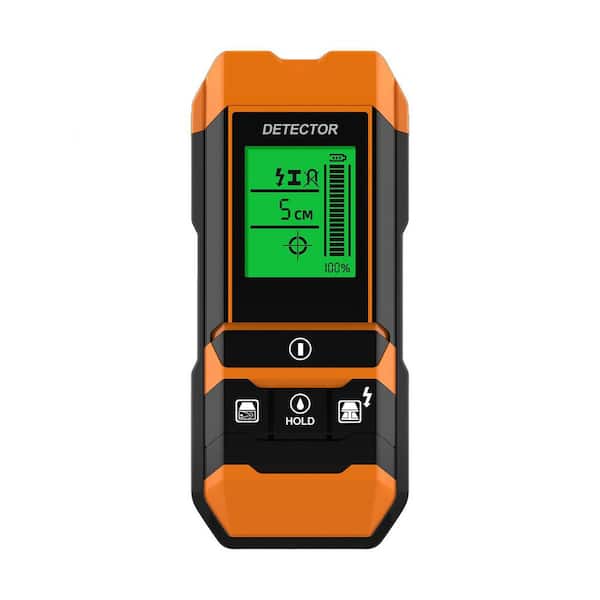 2-in-1 Stud Finder Wall Scanner and Moisture Tester with 6 Modes Digital Detector for Wood Metal Power Lines