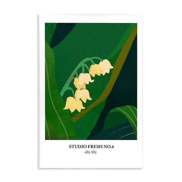 Stupell Industries Silly Lily Studio Poster by Incado Unframed Nature Graphic Art Print 15 in. x 10 in.