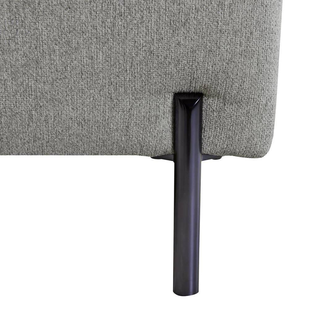 Juliett 80" Gray Fabric Power Reclining Sofa with Removable Cushions