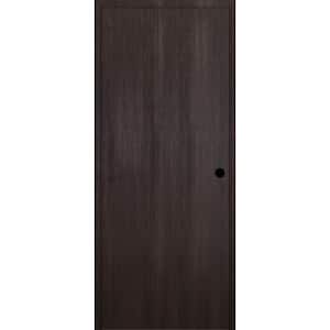 Optima DIY-Friendly 36 in. x 84 in. Left-Hand Solid Composite Core Veralinga Oak Single Prehung Interior Door