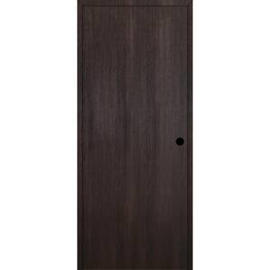 Optima DIY-Friendly 36 in. x 96 in. Left-Hand Solid Composite Core Veralinga Oak Single Prehung Interior Door
