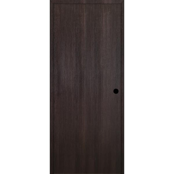 Belldinni Optima DIY-Friendly 24 in. x 96 in. Left-Hand Solid Composite Core Veralinga Oak Single Prehung Interior Door