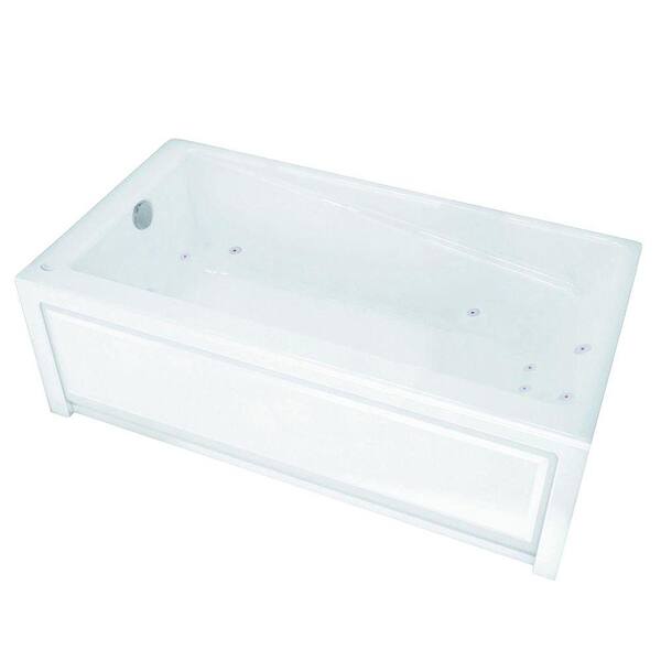 MAAX New Town 5 ft. Whirlpool Tub in White