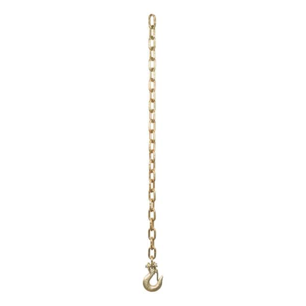 CURT 48 Inch Safety Chain with 2 S - Hooks - 5 - 000 lbs. - Clear Zinc -  Packaged 80031 | Rural King