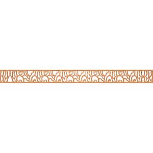 Springfield Fretwork 0.25 in. D x 46.375 in. W x 4 in. L Cherry Wood Panel Moulding