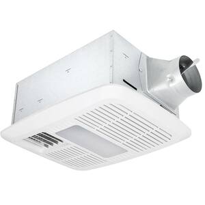 Panasonic WhisperWarm DC 50-80-110 CFM Ceiling Bathroom Exhaust Fan ...