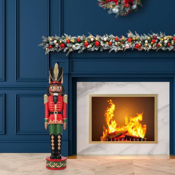Haute Decor 37 in. Red and Green HA Christmas Nutcracker DCGD0027