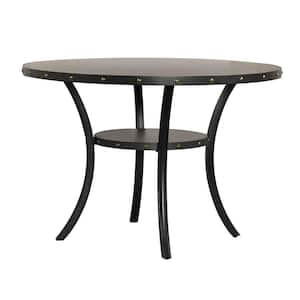 Modern Style 48 in. Gray Wooden 4-Legs Dining Table (Seats 4)