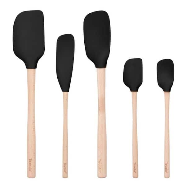 Tovolo Flex-Core Spatula Wood Handled Set (Set of 5)