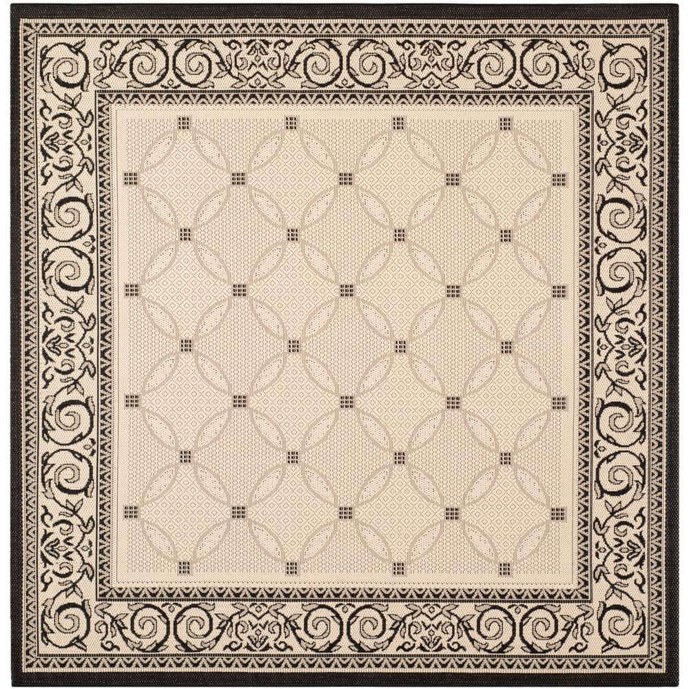 Safavieh Courtyard Collection CY1588 Indoor/ Outdoor Non-Shedding Stain Resistant Patio Backyard Accent Rug 2' x 3'7 Black Sand 