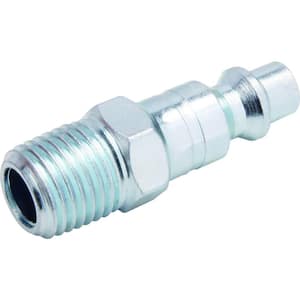 Zinc 1/4 in. x 3/8 in. Male to Male Industrial Plug