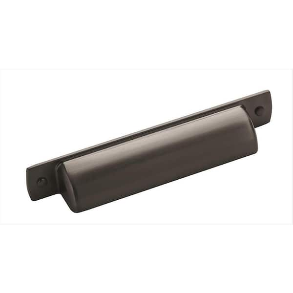 Amerock Rochdale 3-3/4 in (96 mm) Graphite Cabinet Cup Pull