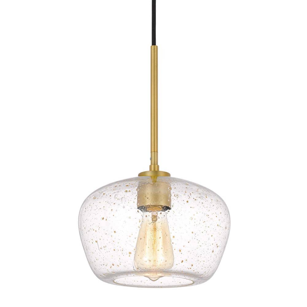 Hive Mini Vintage Brass Glass Pendant Light