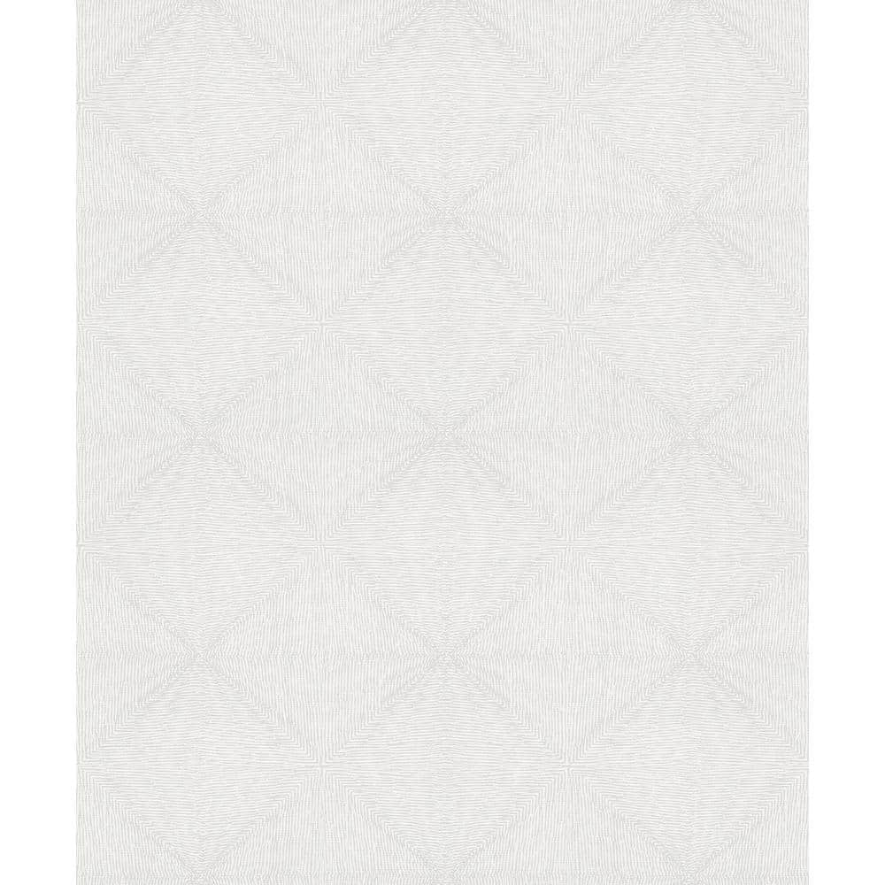 Marburg Mayra Grey Diamond Paper Strippable Wallpaper (Covers 56.4 sq ...