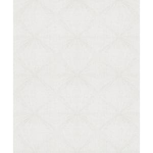 Mayra Grey Diamond Paper Strippable Wallpaper (Covers 56.4 sq. ft.)