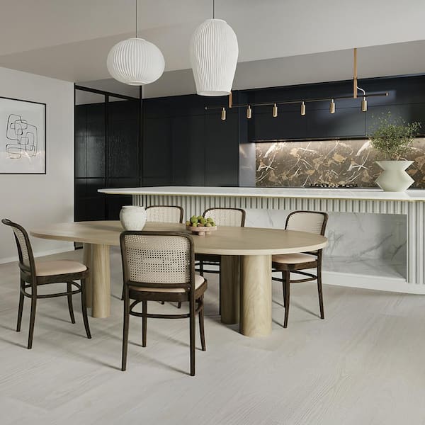 French Oak Del Monico 20 MIL x 9 in. W x 60 in. L Waterproof Loose Lay Luxury Vinyl Plank Flooring (22.6 sq. ft./Case)
