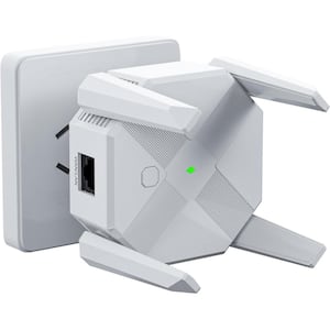 Dual Band Wi-Fi Extender Signal Booster up to 1200 Mbps Strong Penetrability, 360° Coverage, Supports Ethernet Port