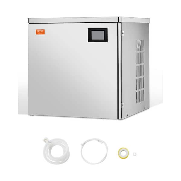 VEVOR Commercial Ice Maker Machine 360 lbs. /Day, 22 In. Stainless Steel Industrial Ice Machine, Scheduled Ice Making