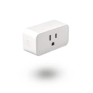 Smart Home 15 Amp 110-Volt Connection Type B Smart Plug Connector White (1-Pack)